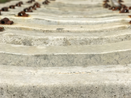 outdoor stack of The Railway Sleepers Concreteの写真素材