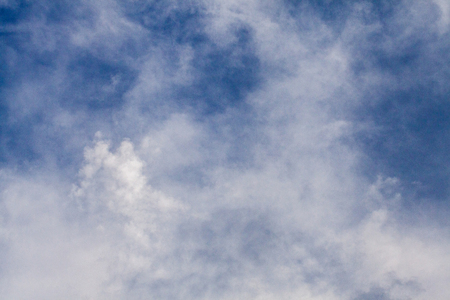 dark blue sky after raining on sunny dayの写真素材