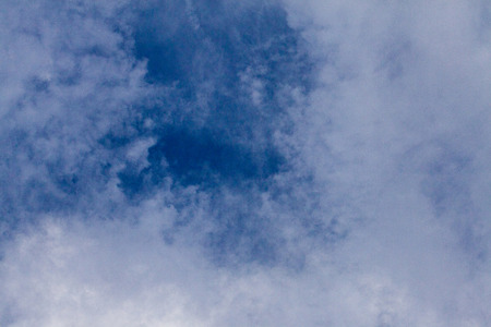 dark blue sky after raining on sunny dayの写真素材