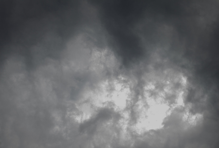 abstract of dark cloud before storm at eveningの写真素材