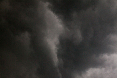 abstract of dark cloud before storm at evening