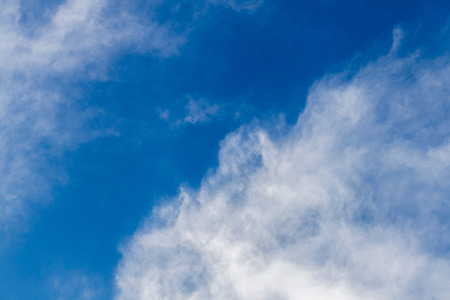 fresh blue cloud on sunny day in thailandの写真素材