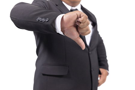Businessman In a Suit unlike handの写真素材