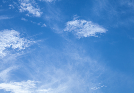 fresh blue cloud on sunny day in thailandの写真素材