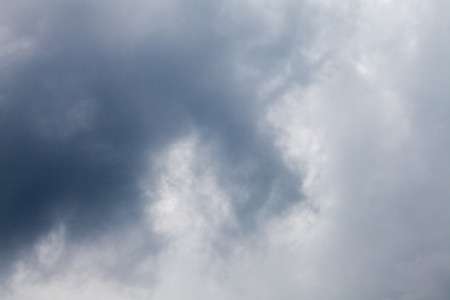 overcast grey sky before storm in thailandの写真素材