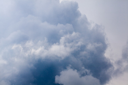 grey cloud before storm coming in thailandの写真素材