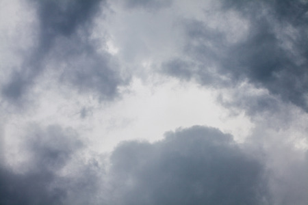 overcast grey sky before storm in thailandの写真素材