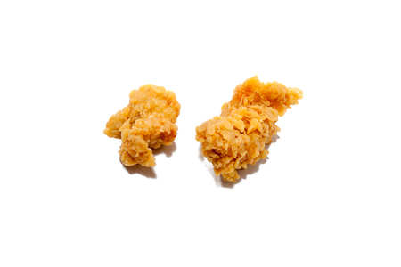close up of Chicken Nuggets Isolated On White Backgroundの写真素材