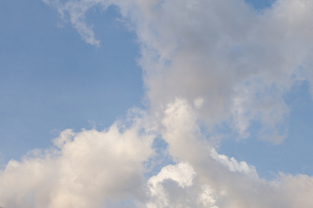 sad blue sky before raining in thailandの写真素材