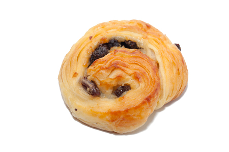 close up of cinnamon roll bakery on white backgroundの写真素材