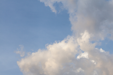 sad blue sky before raining in thailandの写真素材