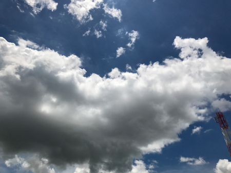 fresh Cloud with blue sky at thailandの写真素材
