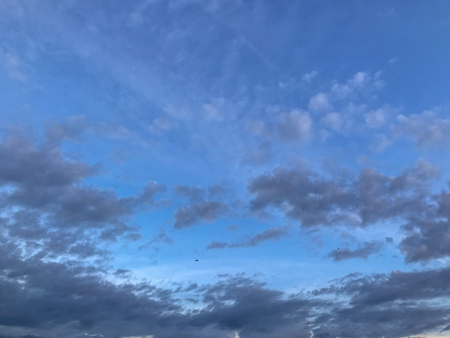 abstract dark blue sky in the evening