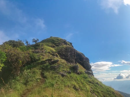 beautiful landscape of mon jong mountain at Chaing mai, Thailandの写真素材