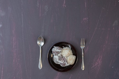 Coconut Dumpling with Pandanus Flavour and Toddy Palm Cakeの写真素材
