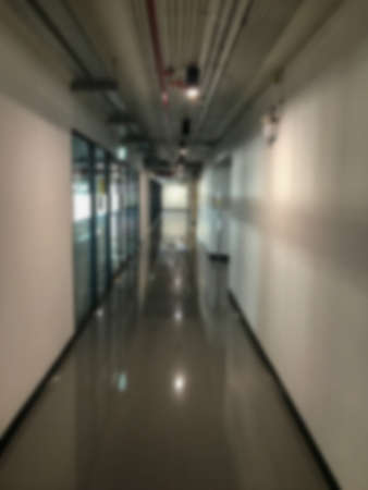 blurry of indoor private laboratory at Thailand
