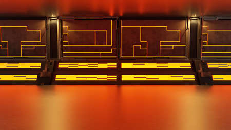 Blender:File:H:\[Stock]\stock 3d\3d051.blendabstract background of Sci Fi Modern Futuristic...
