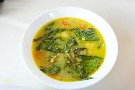 green curry with beef and durian Thai style