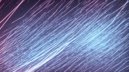 abstract futuristic glowing neon complex wire line , generative art by A.I.の素材