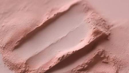 close up photo of macro powder cosmetic, generative art by A.Iの素材