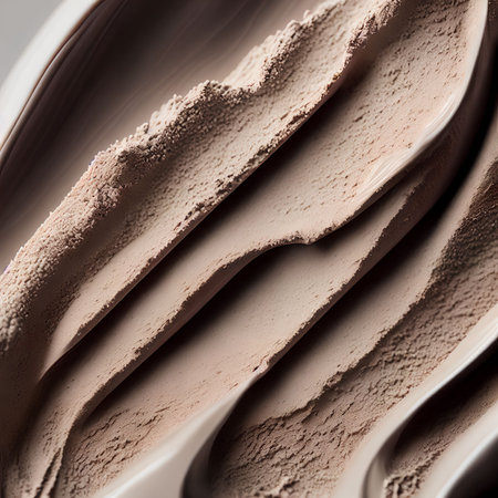 abstract close up cosmetic cream , generative art by A.Iの素材