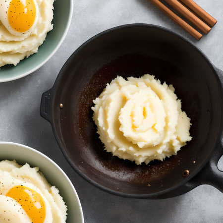 Healthy Homemade Mashed Potatoes, generative art by A.I.の素材