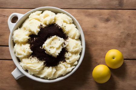 delicious Mashed Potatoes, generative art by A.I.の素材