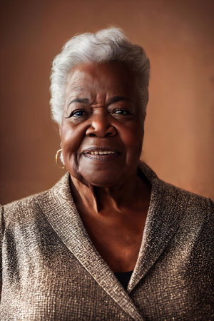 middle aged older lady woman people, generative AIの素材