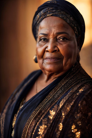 middle aged older lady woman people, generative AIの素材