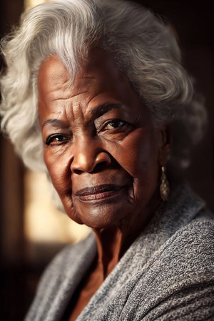 middle aged older lady woman people, generative AIの素材