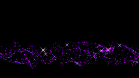 abstract purple dust particles wave moving digital backgroundの写真素材