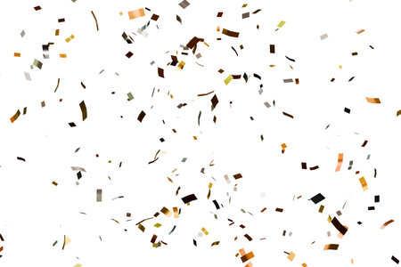 3d render of color confetti party celebrationの写真素材