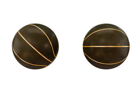3d render of basketballの写真素材