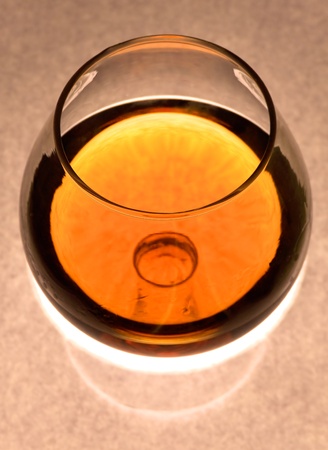 cognac in glassの写真素材