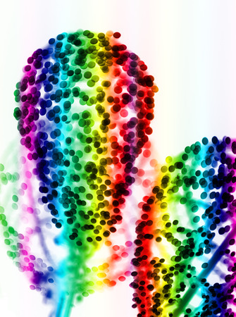 Abstract bokeh - abstract light blur backgroundの写真素材