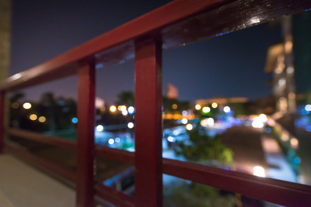 Defocused of city night viewの写真素材