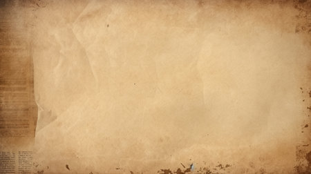 Very old paper texture background with wrinklesの素材