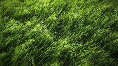 Grass and green leaves backgroundの素材