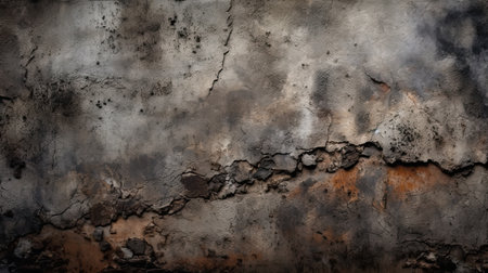 concrete texture, showcasing the rugged patterns and weathered surfaceの素材