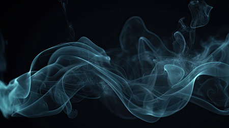 abstract background with a deep, mysterious dark blue hueの素材