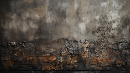 Close-up view of an old concrete texture background with space for textの素材
