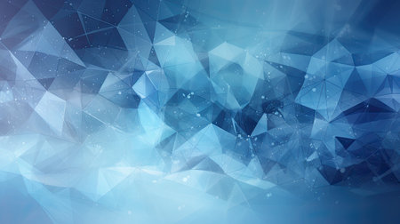 Triangles, diamonds and squares composition in light blue color backgroundの素材
