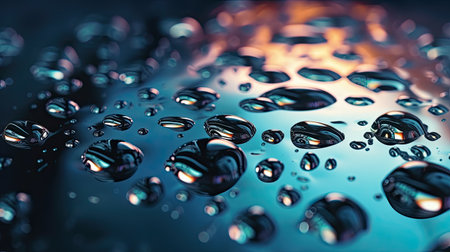 Fresh drink surface with water dropletsの素材