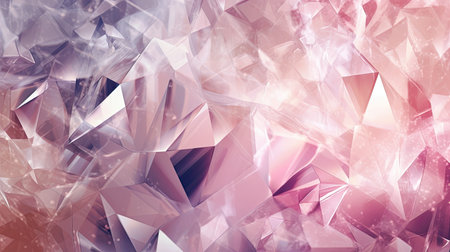 Glistening crystal close-up showcasing intricate facets and reflectionsの素材