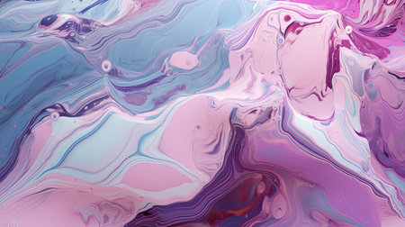 Muted pastel water in pink, purple, light blue shadesの素材