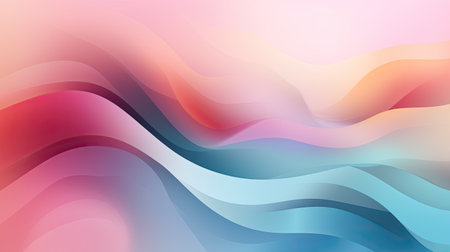 Soothing abstract backdrop - soft pastel colors, gentle gradients.の素材