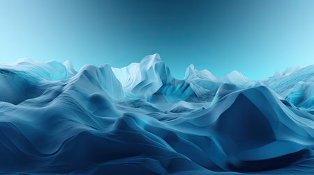 geometric Abstract Ice Shapes Background with interlocking ice crystalsの素材