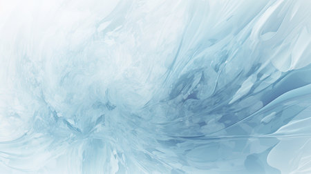 Abstract ice elements in shades of blues and frosty whitesの素材