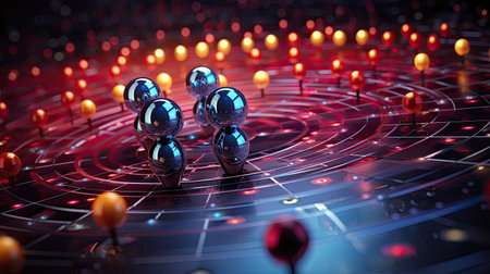 Quantum error correction codes protecting qubits from decoherence safeguarding information in the quantum realm.の素材