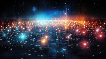 Quantum supremacy demonstrated through quantum algorithms surpassing classical counterparts marking a milestone in computing.の素材